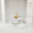 thumbnail image 6 of Hexagon Citrine Ring, 925 Sterling Silver, Women Ring, Natural Citrine, November Birthstone, Christmas, Thanksgiving, Tiny Dainty Ring, CZ Ring, Handmade, Statement Jewelry, Wedding, Anniversary Gift, 6 of 8