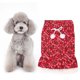thumbnail image 1 of Invierno Navidad lindo perro rojo ropa falda para perros pequeños cachorro chaqueta ropa traje, 1 of 5