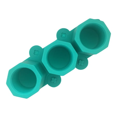 

Egmy 3 Even Diamond Cup Cocktail Silicone Ice Tray Succulent Flower Pot Diy Plaster Mold Army Green One Size