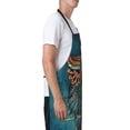 thumbnail image 3 of Fuzoiu Owl In Blue Print Adjustable Waterproof Apron with Pockets,Waterproof Apron for Cooking, Gardening, and Art Projects, 3 of 6