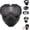 Black, variant on Detachable Full Face Goggle Mask for Riding and Cutting,Mask with Detachable Goggles, Motorcycle Helmet Riding Goggles Glasses with Removable Face Mask