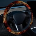 thumbnail image 2 of Turkey 14.5 Inch Printing PVC Leather Auto Accessories Steering Wheel Cover for Car Wheel Covers Steering Wheel Cover, 2 of 6