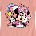 thumbnail image 3 of Disney Jr - Minnie With Figaro  - Toddler & Youth Girls Short Sleeve Graphic T-Shirt, 3 of 5