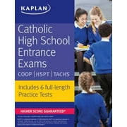 Catholic High School Entrance Exams: COOP * HSPT * TACHS (Kaplan Test Prep), Pre-Owned (Paperback)