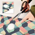 thumbnail image 6 of Yayeee Faucet Mat for Kitchen Sink 14.7" Diatomite Long Splash Guard Pad, Pink Cubes, 6 of 7