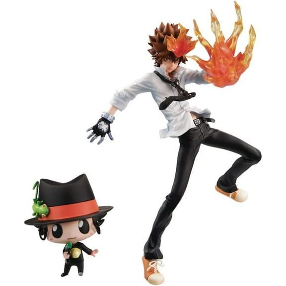New Katekyo Hitman Reborn!: Tsunayoshi Sawada Collectible Game Characters Statue Cartoon Figurine Desktop Ornament Anime Collection Creative Gift Collection Decorations Fan Souvenirs