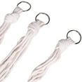 thumbnail image 5 of 4 Pcs Macrame Plant Hanger Set Hanging Planter Handmade Cotton Rope For Indoor Outdoor Flower Pots (Pot Not Included),, 5 of 7