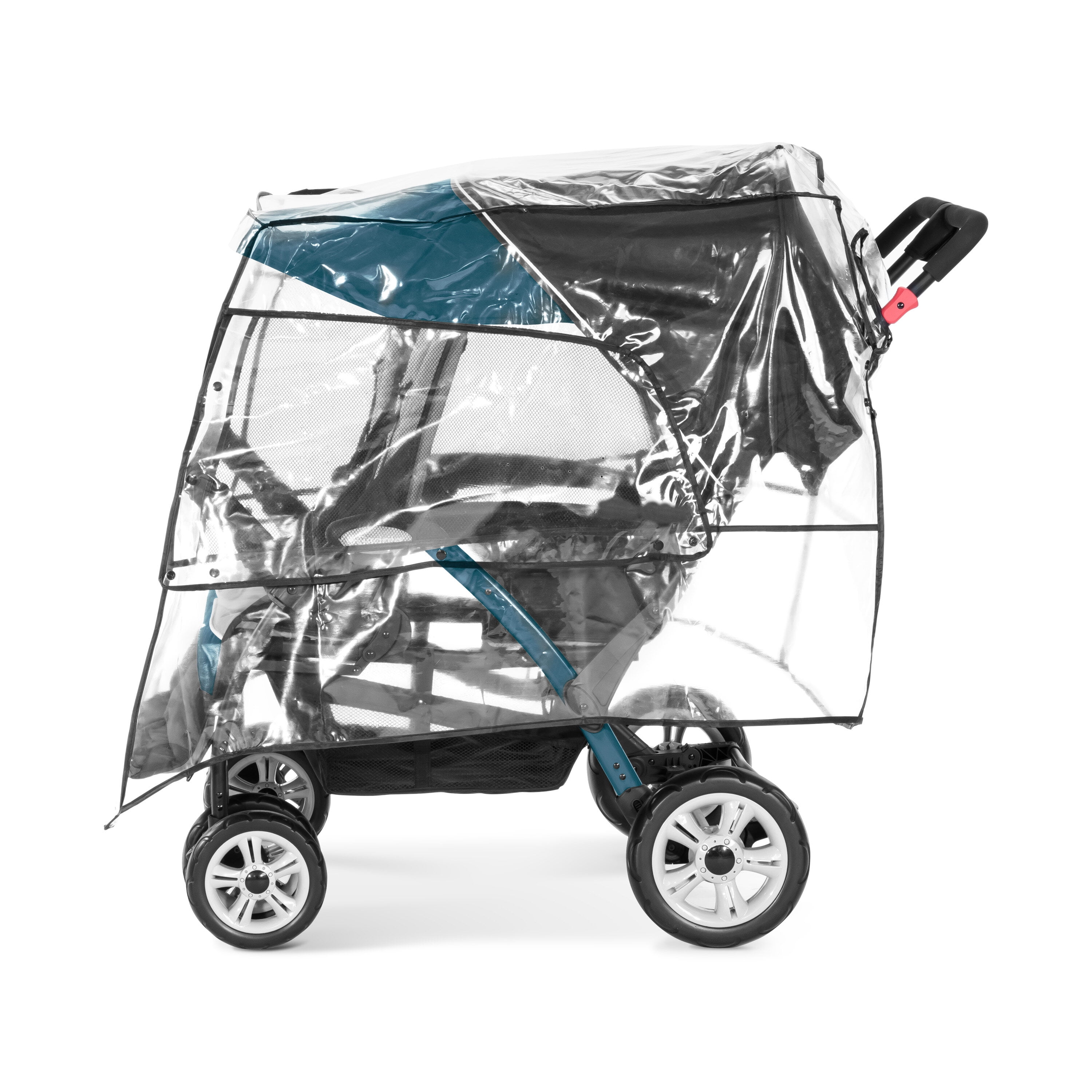Foundations Trio Sport 3-Seat Stroller, Rain Cover
