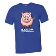 thumbnail image 1 of PleaseMeTees™ Mens Bacon Bacon Pig I Love Pork Meat HQ Tee, 1 of 1