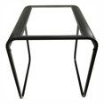 thumbnail image 3 of Furniture of America Shawton Glass Top 2-Piece Nesting Table Set in Black, 3 of 7