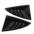 thumbnail image 1 of Rear Window Cover Trim, 2Pcs Car Rear Window Shutter Cover Trim Stylish Look Window Louver Side Vent Trim Replacement for Model 3 2023 and Later, 1 of 8