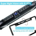 thumbnail image 2 of US License Plate Metal Frame Rear View Backup Camera CMOS HD LED Night Vision, 2 of 12