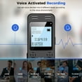 thumbnail image 2 of Digital Voice Recorder: 2324 Hours Voice Activated Recording Device USB Charge with Playback for Lectures Meetings, 2 of 9