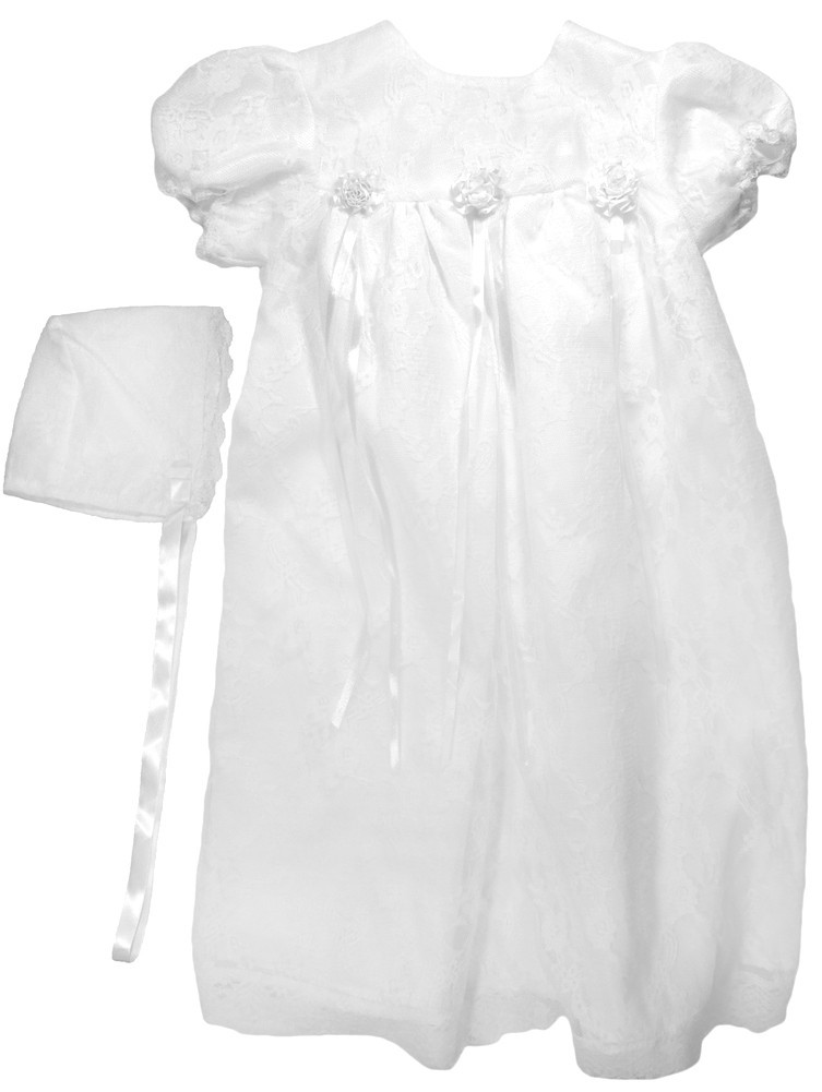 baby girl outfit with bonnet
