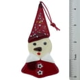 thumbnail image 5 of GlassOfVenice Murano Glass Elf Christmas Ornament - White, 5 of 6