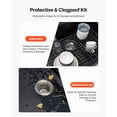 thumbnail image 4 of VEVOR 33 inch Granite Kitchen Sink Top Mount Single Bowl Drop-In Basin for RV Bar, 4 of 9