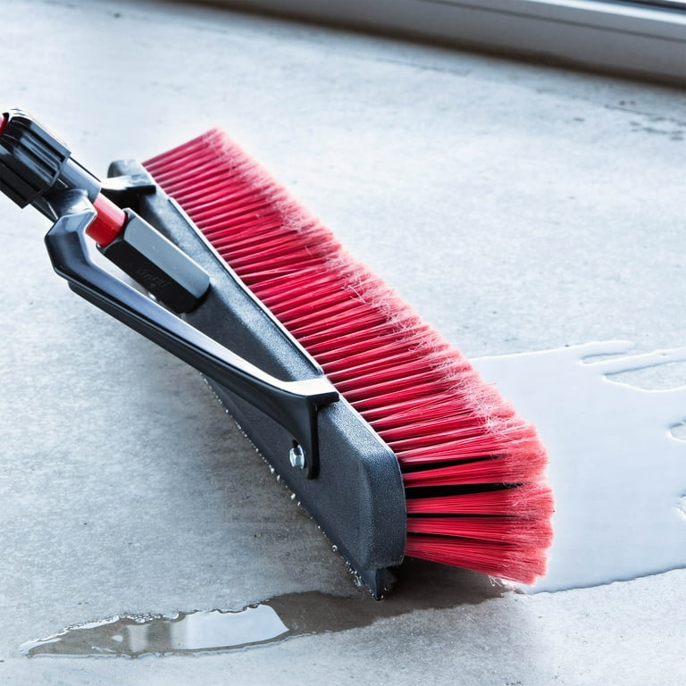 Libman 878 18 Rough Surface Push Broom with 60 Handle - 4/Pack