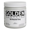 thumbnail image 2 of Golden Heavy Body Acrylic Paint - Neutral Gray, 8 oz jar, 2 of 2