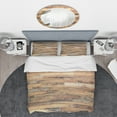 thumbnail image 2 of Designart 'Brown Wood Texture' Modern & Contemporary Duvet Cover Set, 2 of 4