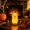 White-9L, variant on MMJ Night Light Table Lamp Halloween Ghost Paraffin LED Flameless Candle Spooky Tabletop Fireplace Decor 6.3x3.35x3.35in