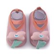 thumbnail image 4 of Siilsaa Baby Walking Shoes Summer Baby Sock Shoes Boys Girls First Walking Shoes Non Slip Cartoon Soft Rubber Sole Baby Slipper Toddler Sneakers Red,6-12 Months, 4 of 4