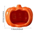 thumbnail image 2 of Leeye Decoration Ceramic Hamster Hideout For Small Glazed Sleeping Hut Heavy Duty Cool Shelter Easy Clean Burrow Dwarf Mice Gerbils Orange Brown, 2 of 3