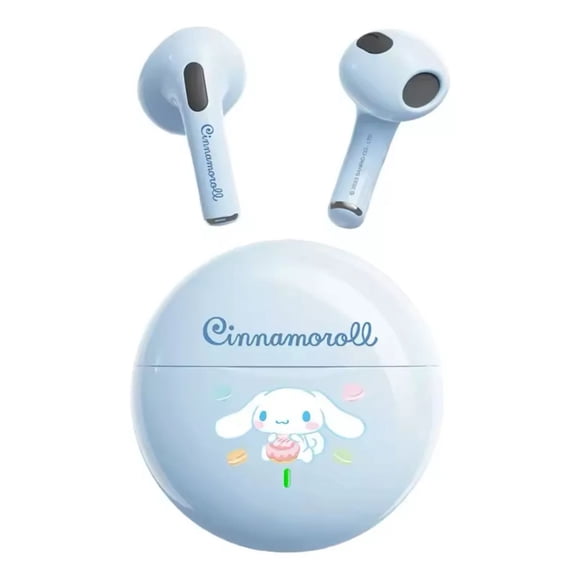 Miniso Sanrio Yp-19 Auriculares Inalámbricos Kuromi Color Cinnamorroll