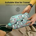 thumbnail image 5 of Toiletries Bag,Corgi Dog and Flowers Mens Womens Toiletry Bag Bathroom Bag,Waterproof Toiletry Travel Bag Dopp Kit Shaving Bag 11x6.3x5.1 Inch, 5 of 5