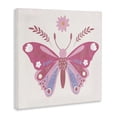 thumbnail image 2 of Stupell Industries Bohemian Folk Butterfly in Pink Canvas Art, 36 x 36, by Kim Allen, 2 of 8