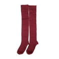 thumbnail image 4 of Holzlrgus Women Long Thigh High Socks Cotton Opaque Thick Warm Over the Knee Socks Tall Boot Socks Leg Warmers, 4 of 6