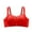 Red, variant on Women Wireless Plus Size Bras Push Up Lace Adjustable Strap Comfortable Everyday Breathable Full Coverage Bra (44, Yellow)