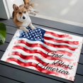 thumbnail image 4 of Rectangle Area Rug 2x3ft, Independence Day USA Flag God Bless Non-Shedding Washable Area Rug, Stars and Stripes Non Slip Low-Profile Rugs for Living Room, Bedroom Dining Room, 4 of 9