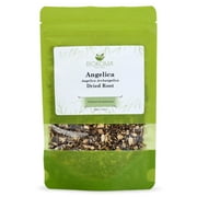 Biokoma Pure Angelica (Angelica Archangelica) Dried Root 100g (3.55oz) in Resealable Moisture Proof Pouch Herbal Tea No Additives No Preservatives, Kosher