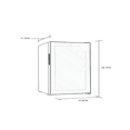thumbnail image 5 of Newair Shadow Series Wine Cooler Refrigerator 24 Bottle, Freestanding Mirrored Wine Fridge with Double-Layer Tempered Glass Door & Compressor Cooling for Reds, Whites, and Sparkling Wine, 5 of 22