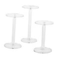 thumbnail image 2 of 3 soportes redondos de acrílico para anillos, mini soportes, transparentes, funcionales y elegantes, para cupcakes, expositores de joyas para anillos, 2 of 9