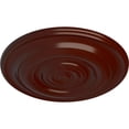 thumbnail image 3 of Ekena Millwork 18"OD x 1 1/2"P Niobe Ceiling Medallion (Fits Canopies up to 8 5/8"), Hand-Painted Brushed Mahogany, 3 of 5