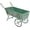 Green, variant on 15 Inch Farmhouse Small Flower Cart with Wooden Handles Metal Wagon Planters for Outdoor Plants Decorative Wheelbarrow Plant Cart for Patio Garden Balcony Gray