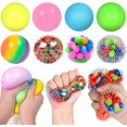 thumbnail image 1 of Stress Balls Stress Ball Toys - 8 Pack Sensory Squeeze Ball Rainbow Relief Dna Stress Balls For Kids Adults Fun Toy For Adhd, Ocd, Anxiety, 1 of 4