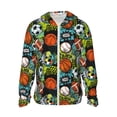 thumbnail image 1 of Balery Balls Sudadera ligera de manga larga con capucha y protección solar UPF 50+ para hombre y mujer, ideal para pesca y running-Large, 1 of 7