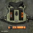 thumbnail image 6 of Mammoth Adjustable Waterproof Fashion Dog Collar, Orange, Medium, 6 of 9