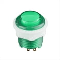 thumbnail image 1 of Quality ABS Game Machine Push Button Switch with Light Illuminate 24mm Arcade Game Console Button with 4 Terminal B,1 x Button Switch,Green, 1 of 5