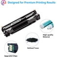 thumbnail image 6 of 78A Black Toner Cartridges Pack of 2 CE278D Compatible for 78A Toner with Pro P1606dn P1606 P1566 P1560; M1536dnf M1537dnf M1538dnf M1530 MFP Printer (with Chip 2-Pack), 6 of 7
