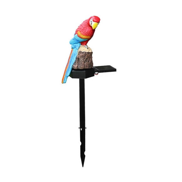 Toystoory Resina PP Solar Garden Light Simulación decorativa IP65 Impermeable alimentada Cute Outdoor Lawn Park Yard Ground Lamp Iluminación y accesorios Rojo Toystoory HA073093-02