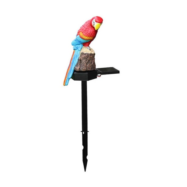 Toystoory Resina PP Solar Garden Light Simulación decorativa IP65 Impermeable alimentada Cute Outdoor Lawn Park Yard Ground Lamp Iluminación y accesorios Rojo Toystoory HA073093-02