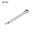 thumbnail image 3 of Uxcell Split Cotter Pin, 2x16mm 316 Stainless Steel Clip Fastener Fitting, Silver 30Pack, 3 of 5