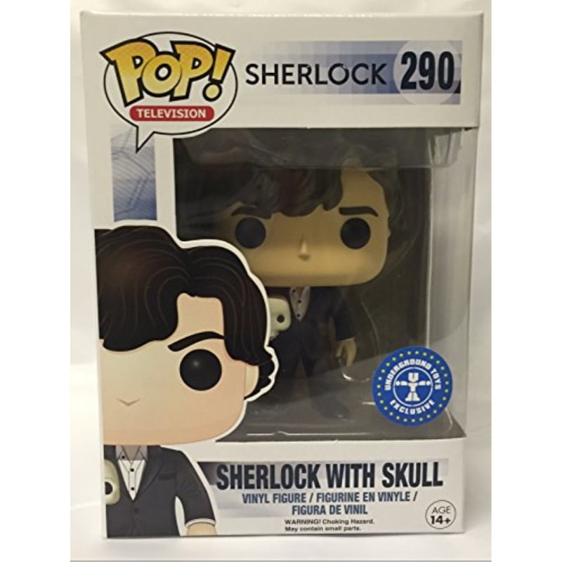 funko pop tv: sherlock - sherlock with skull hot topic exclusive figure #290 - Walmart.com