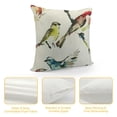 thumbnail image 4 of YINGXI  Spring Pillow Covers Watercolor Birds Decorations Cushion Covers for Bed Chair Sofa Couch 22x22in, 4 of 5