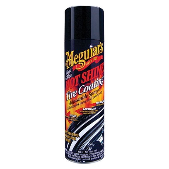Meguiar's G-13815-6PK Hot Shine High Gloss Tire Coating - 15 oz., Case of 6