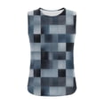 thumbnail image 4 of PNTUTB Women's Printed Sleeveless Round Neck Comfortable Pullover Casual Fashion Tank Tops, 4 of 6