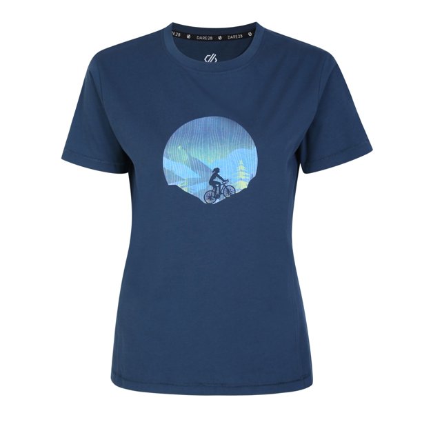 Dare 2B - Camiseta In The Forefront para Mujer (Vaquero Luz de Luna)